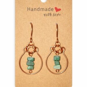 Copper and Turquoise Earrings